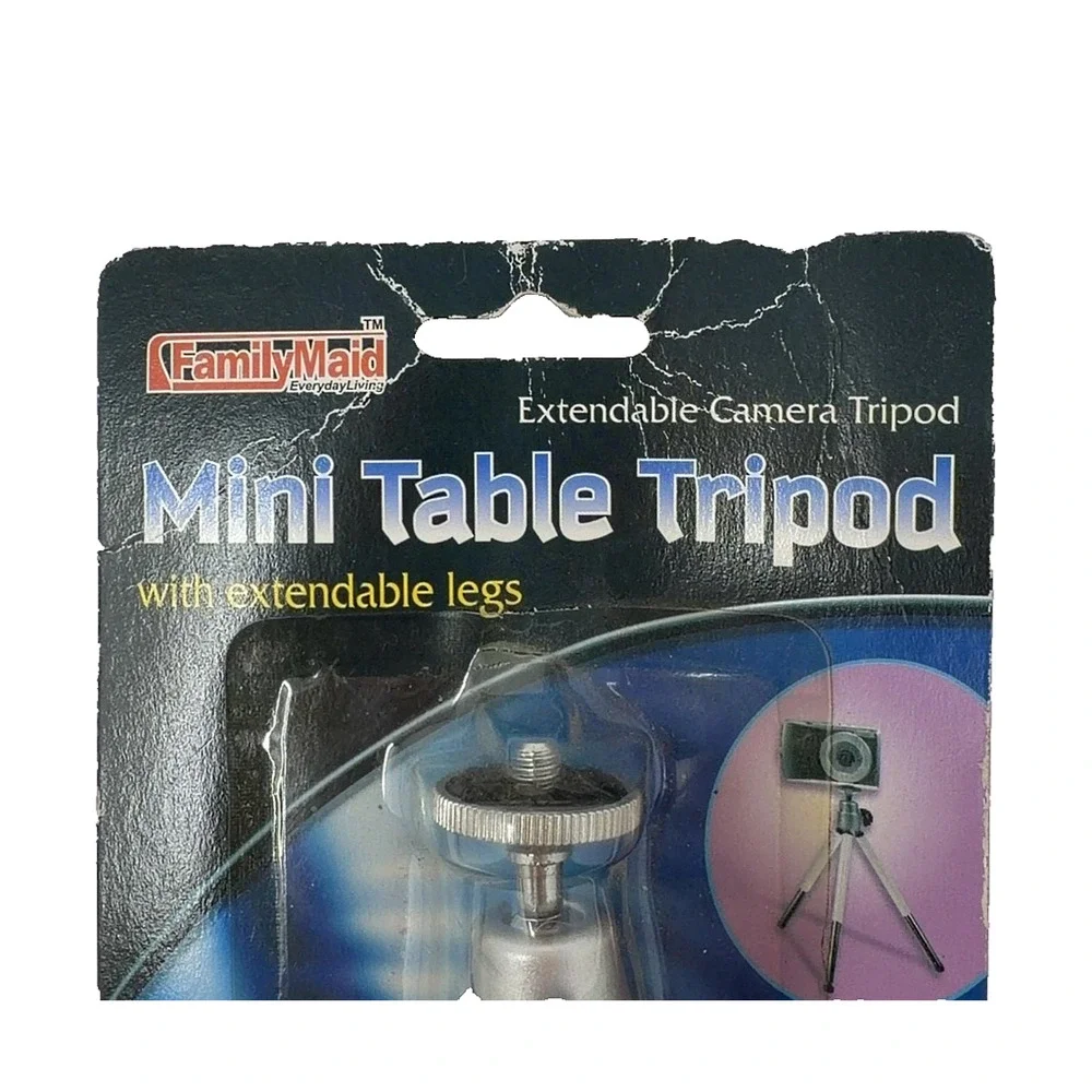 FamilyMaid Mini Table Tripod Extendable Legs Camera Tripod NOS